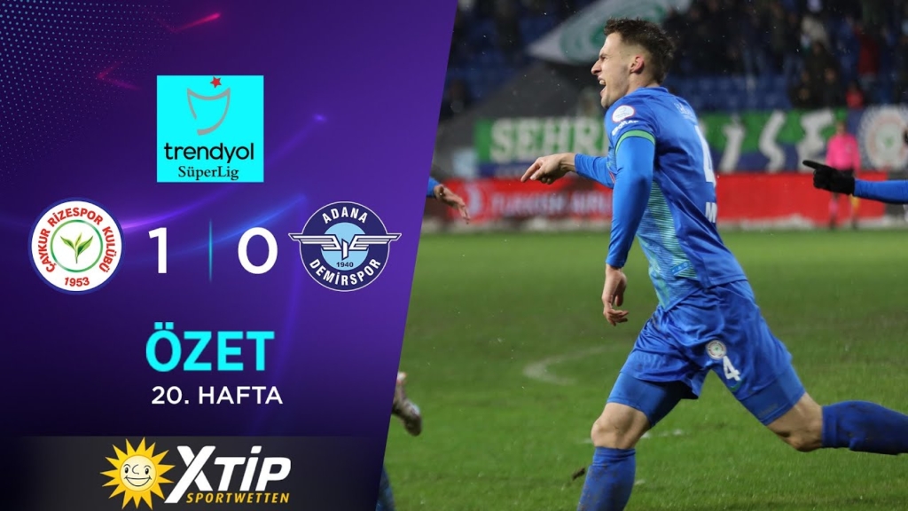 Merkur Sports Ç Rizespor 1 0 Y A Demirspor Highlights Özet